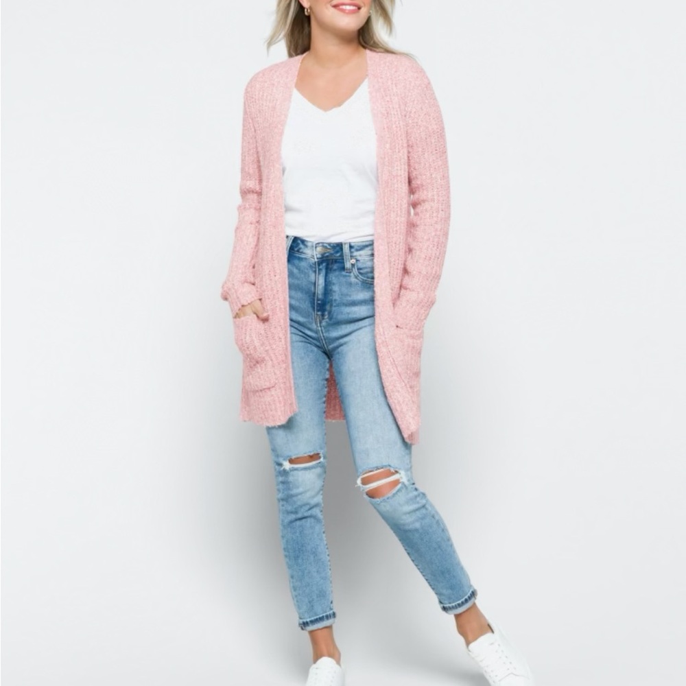 NWOT SMALL Steve Madden BB Dakota Odetta Pocket Open Front Cardigan - Stitch Fix